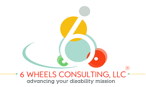 6 wheels consulting logo